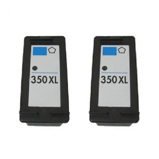 2 x  Hp350XL zwart