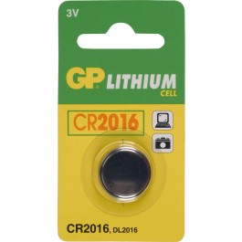 GP Lithium Knoopcel CR2016 (per stuk)