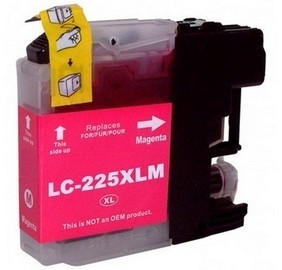 Brother LC-225XL inktcartridge magenta met chip huismerk