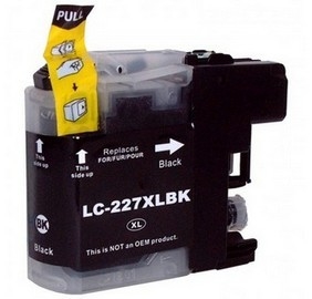 Brother LC-227XL inktcartridge zwart  met chip huismerk