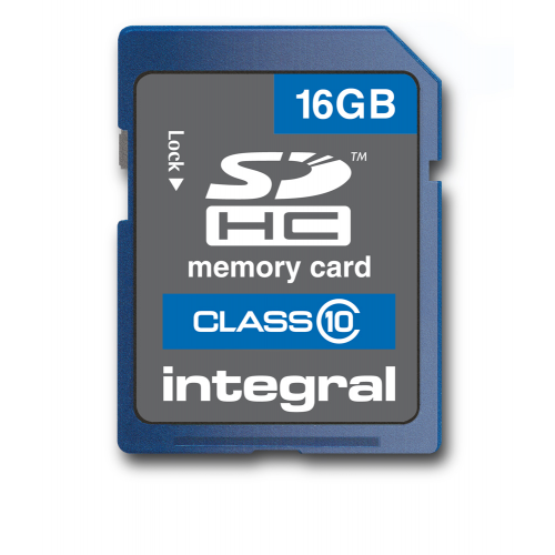 16GB Integral SDHC card Class 10 (20MB/s)