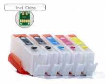 Refill Canon PGI-550 / CLI-551 cartridges met Auto Reset Chip