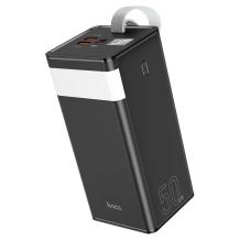 Hoco Powerbank 50000mAh Zwart met Micro-USB / USB-C / 2x USB