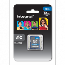 16GB Integral SDHC card Class 10 (20MB/s)
