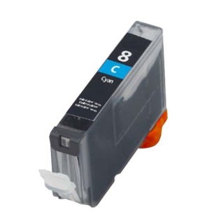 Canon CLI-8C inktcartridge cyaan met chip (huismerk)