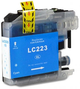 Brother LC-223C inktcartridge cyaan met chip huismerk