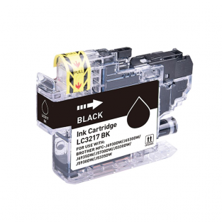 Brother LC-3217BK inktcartridge zwart huismerk