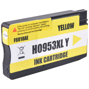 HP 953XL (F6U18AE) inktcartridge geel hoge capaciteit (huismerk)