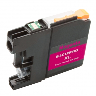 Brother LC-125XL inktcartridge magenta met chip