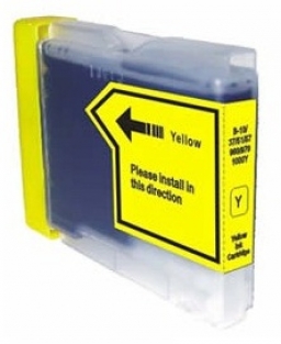Brother LC-1000 inktcartridge geel (huismerk)