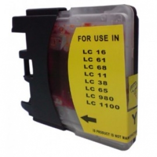 Brother LC-980Y inktcartridge geel huismerk