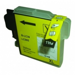 Brother LC-985Y inktcartridge geel huismerk