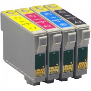 Epson T0715 voordeelset 8 stuks huismerk met chip