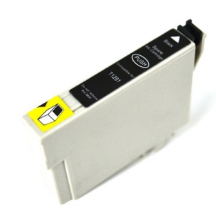 Epson T1281 inktcartridge zwart met chip (huismerk)